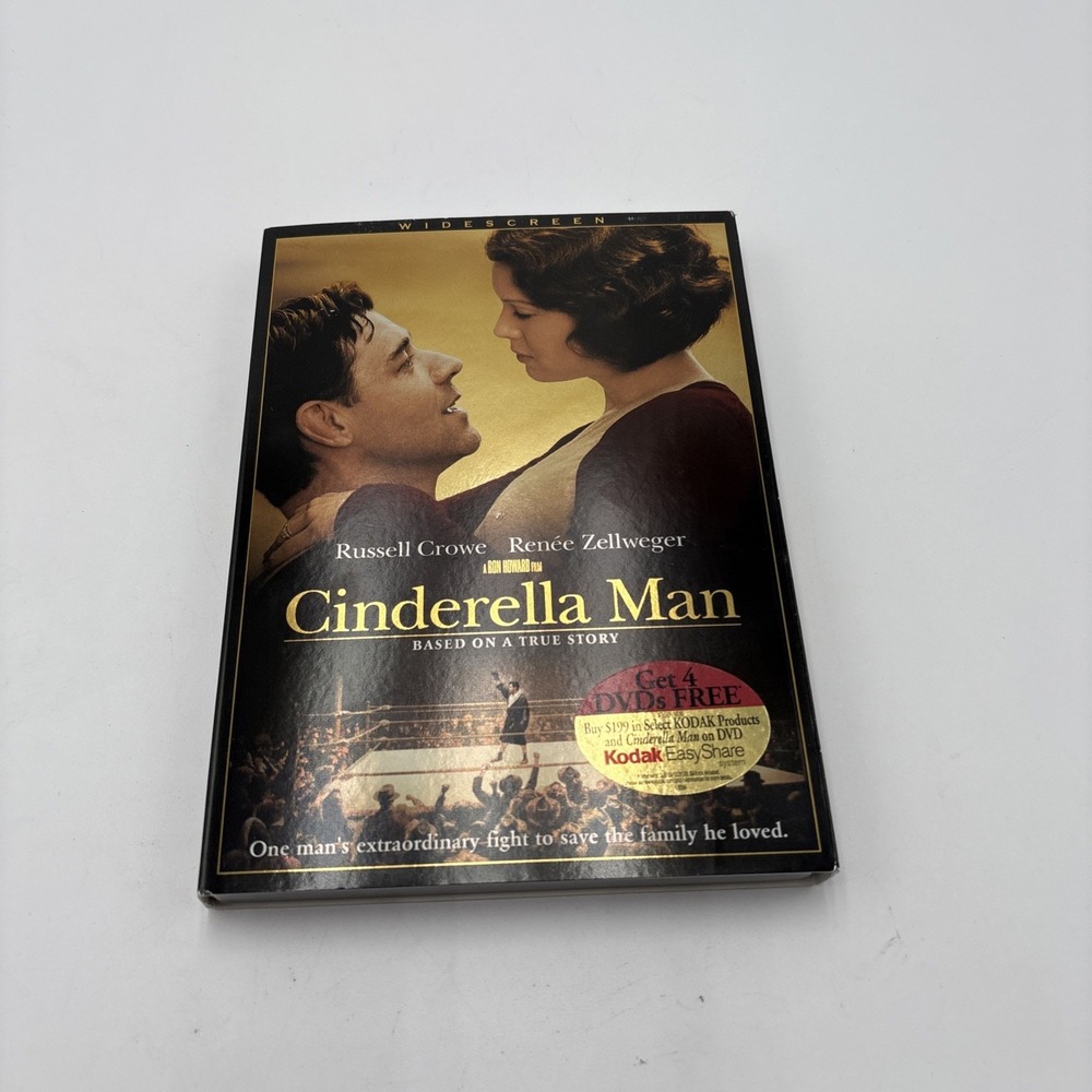 Russell Crowe Cinderella Man DVD New Sealed‎ Widescreen Edition Renee Zelleweger